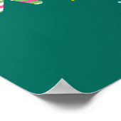 Frohe Weihnachten Poster (Ecke)