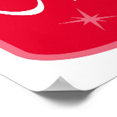 Frohe Weihnachten Poster (Ecke)