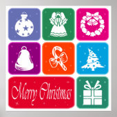 Frohe Weihnachten Poster (Vorne)