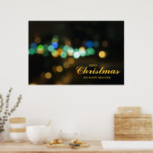 Frohe Weihnachten Poster (Küche)