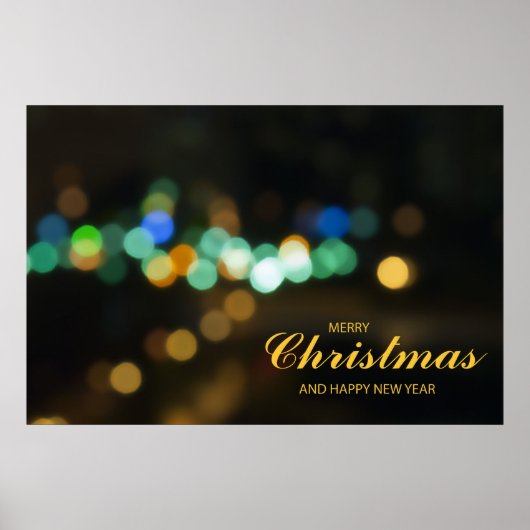 Frohe Weihnachten Poster (Vorne)
