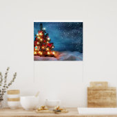 Frohe Weihnachten Poster (Küche)