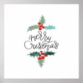 Frohe Weihnachten Poster (Vorne)