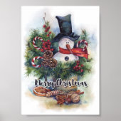Frohe Weihnachten Poster (Vorne)