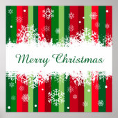 Frohe Weihnachten Poster (Vorne)