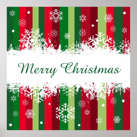 Frohe Weihnachten Poster (Vorne)