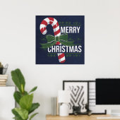 Frohe Weihnachten Poster (Heimbüro)