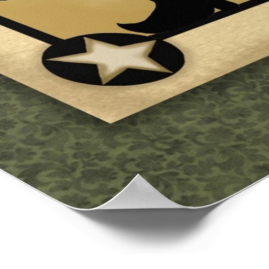 Frohe Weihnachten Poster (Ecke)