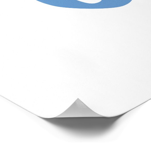 Frohe Weihnachten Poster (Ecke)