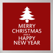 Frohe Weihnachten Poster (Vorne)