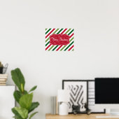 Frohe Weihnachten Poster (Heimbüro)