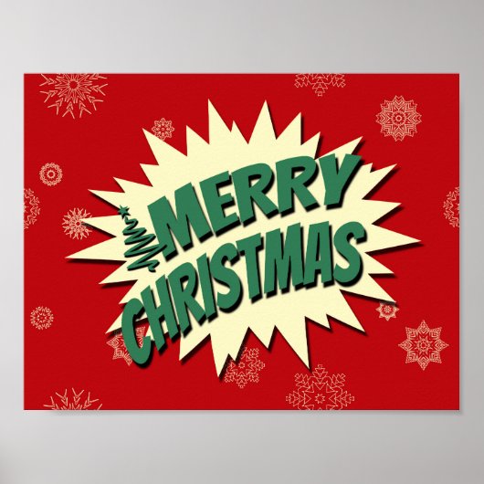 Frohe Weihnachten Poster (Vorne)