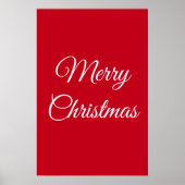 Frohe Weihnachten Poster (Vorne)