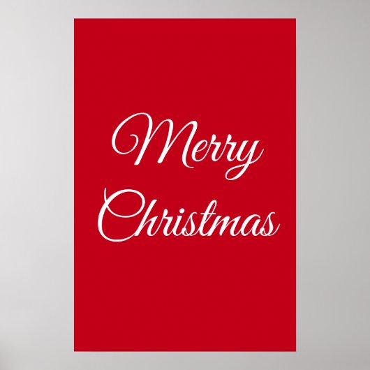 Frohe Weihnachten Poster (Vorne)