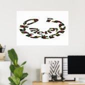 Frohe Weihnachten Poster (Heimbüro)