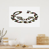 Frohe Weihnachten Poster (Küche)