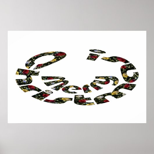 Frohe Weihnachten Poster (Vorne)