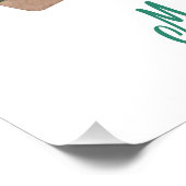 frohe Weihnachten Poster (Ecke)