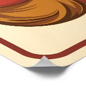 Frohe Weihnachten Poster (Ecke)