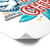 Frohe Weihnachten Poster (Ecke)