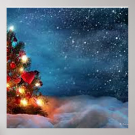 Frohe Weihnachten Póster Poster