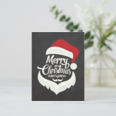 Frohe Weihnachten Postkarte (Stehend Vorderseite)