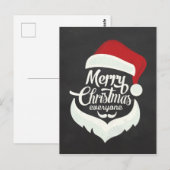 Frohe Weihnachten Postkarte (Vorne/Hinten)