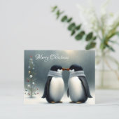 Frohe Weihnachten Postkarte (Stehend Vorderseite)