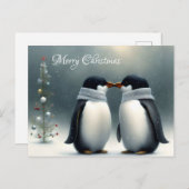 Frohe Weihnachten Postkarte (Vorne/Hinten)