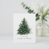 Frohe Weihnachten Postkarte (Stehend Vorderseite)