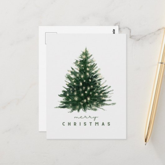 Frohe Weihnachten Postkarte (Vorderseite/Rückseite Beispiel)