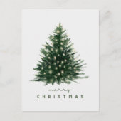 Frohe Weihnachten Postkarte (Vorderseite)