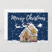 Frohe Weihnachten Postkarte (Vorne/Hinten)