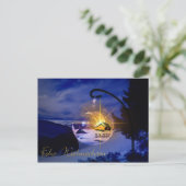 Frohe Weihnachten Postkarte (Stehend Vorderseite)