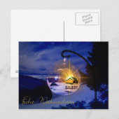 Frohe Weihnachten Postkarte (Vorne/Hinten)