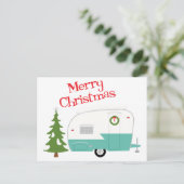 Frohe Weihnachten Postkarte (Stehend Vorderseite)