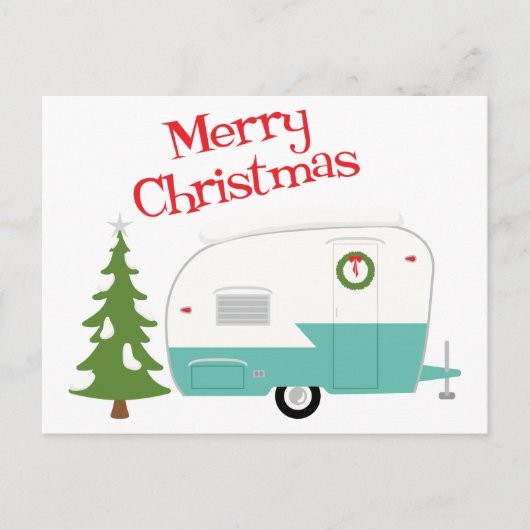 Frohe Weihnachten Postkarte (Vorderseite)