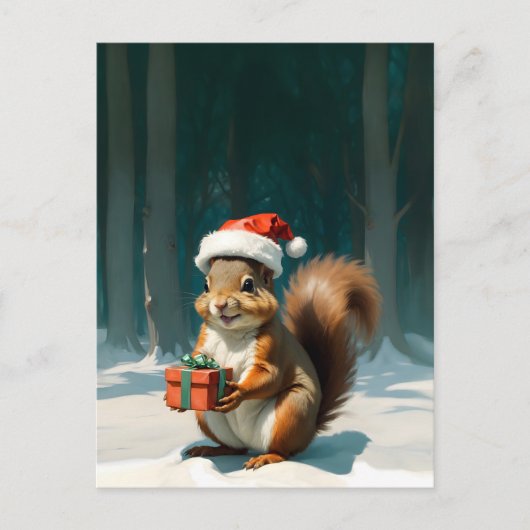 frohe Weihnachten Postkarte (Vorderseite)