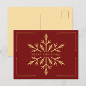 FROHE WEIHNACHTEN POSTKARTE (Vorne/Hinten)