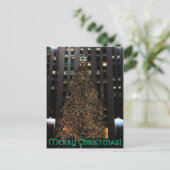 Frohe Weihnachten! Postkarte (Stehend Vorderseite)