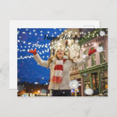 Frohe Weihnachten Postkarte (Vorne/Hinten)