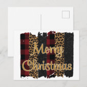 Frohe Weihnachten Postkarte (Vorne/Hinten)