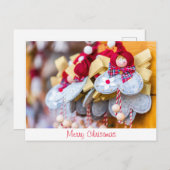 Frohe Weihnachten Postkarte (Vorne/Hinten)