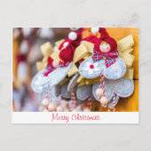 Frohe Weihnachten Postkarte (Vorderseite)