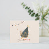 🎄Frohe Weihnachten Postkarte (Stehend Vorderseite)