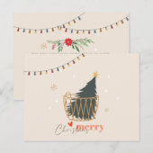 🎄Frohe Weihnachten Postkarte (Vorne/Hinten)