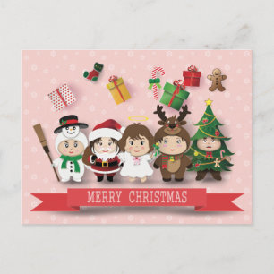 Frohe Weihnachten Postkarte