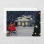 Frohe Weihnachten Postkarte (Vorne/Hinten)