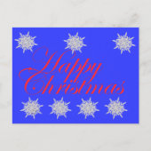 Frohe Weihnachten Postkarte (Vorderseite)