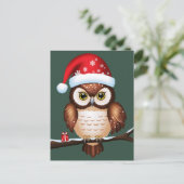 Frohe Weihnachten Postkarte (Stehend Vorderseite)